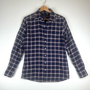 Proper Cloth Cotton Plaid Button Down Shirt Business Casual